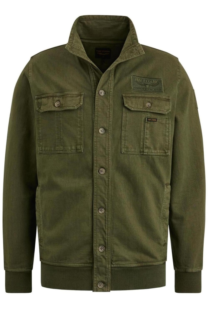 SWEAT JACKET WITH BUTTON CLOSURE PSW2402408 6149